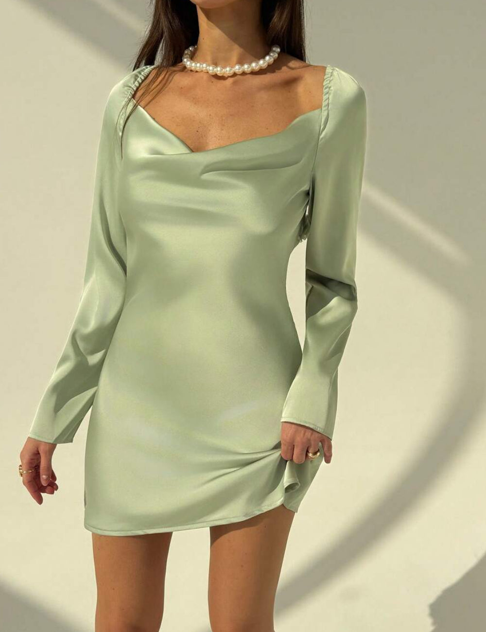 Rochie mini Shein, verde