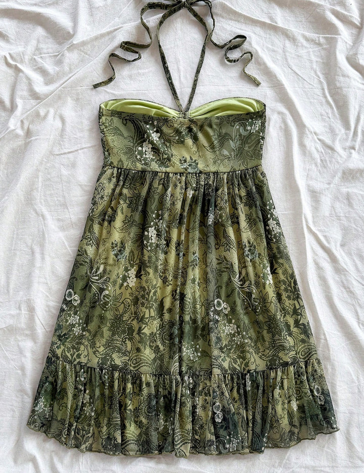 Shein miniruha, zöld