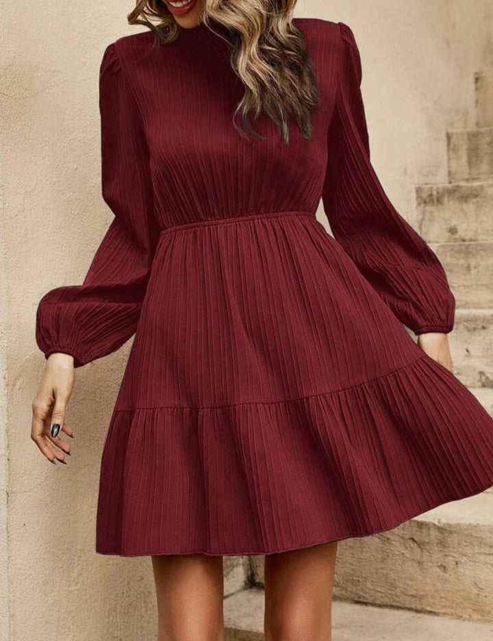 Shein mini ruha, bordó