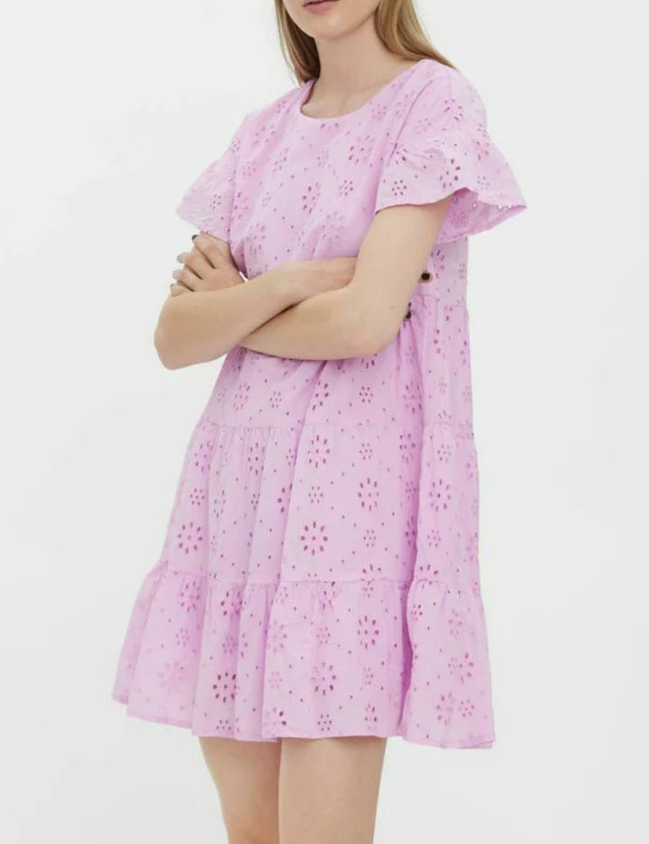 Vero Moda mini ruha, rózsaszín