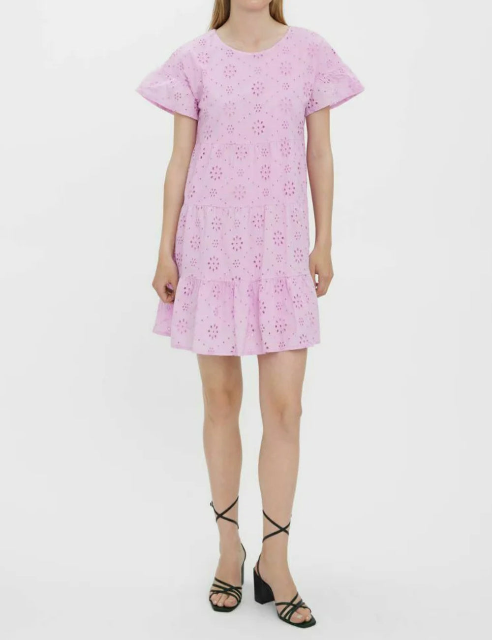 Vero Moda mini ruha, rózsaszín