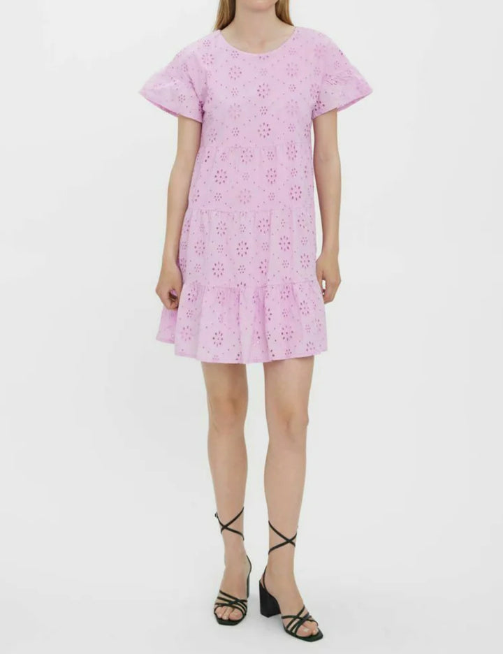Vero Moda mini ruha, rózsaszín