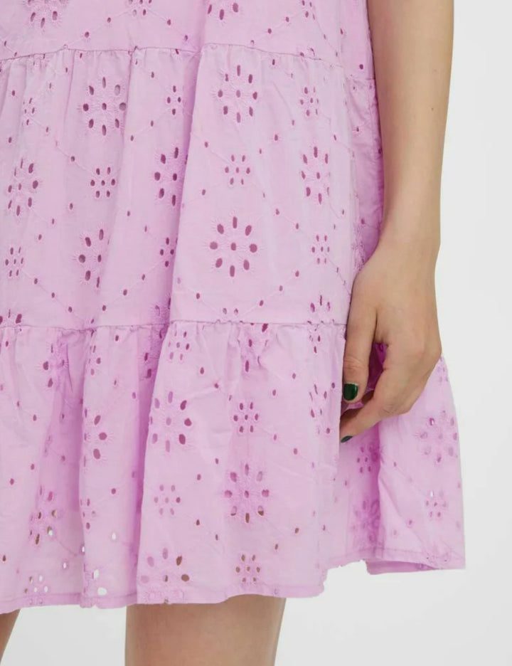 Vero Moda mini ruha, rózsaszín