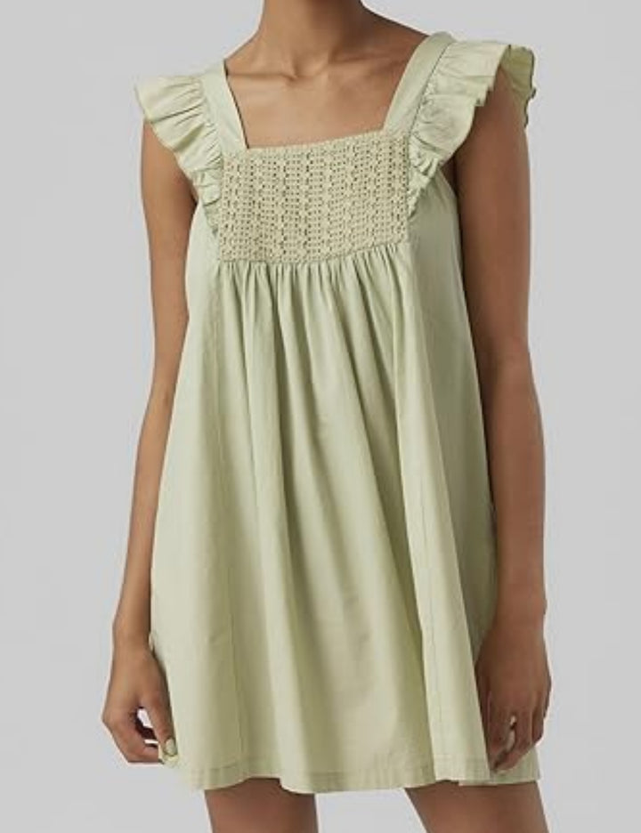 Vero Moda mini ruha, zöld