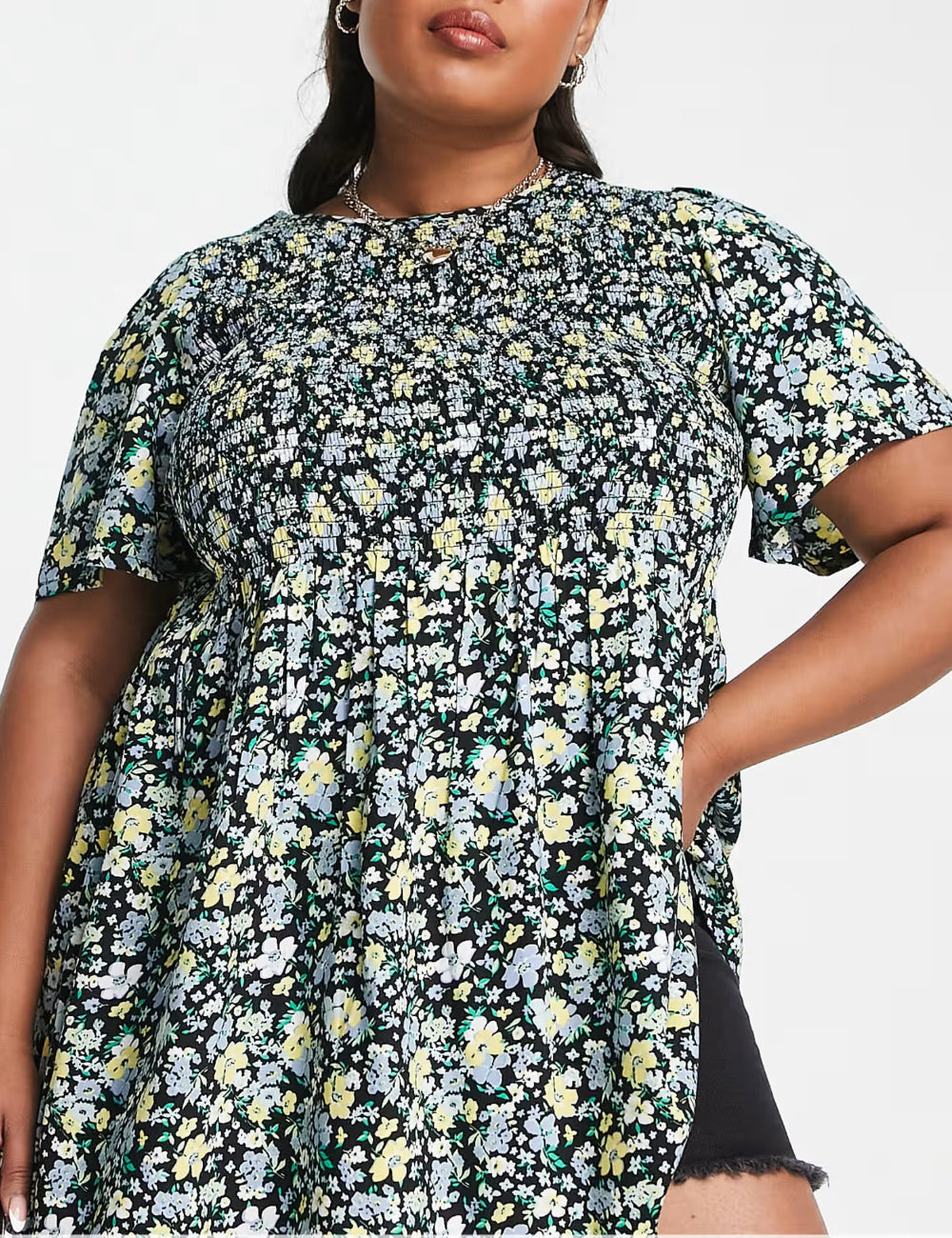Rochie mini Yours, mix culori