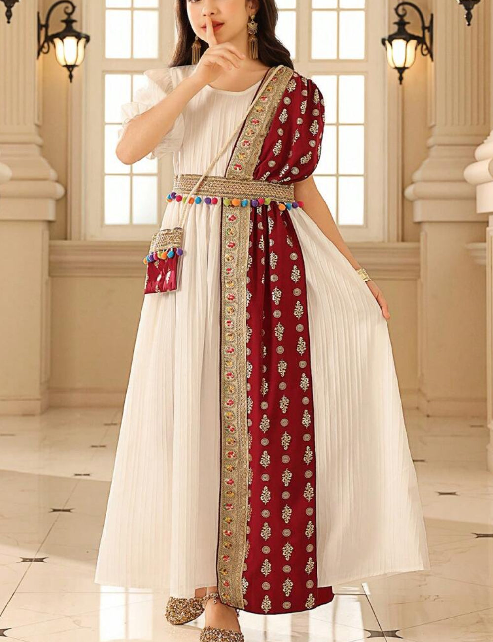 Rochie Shein, alb