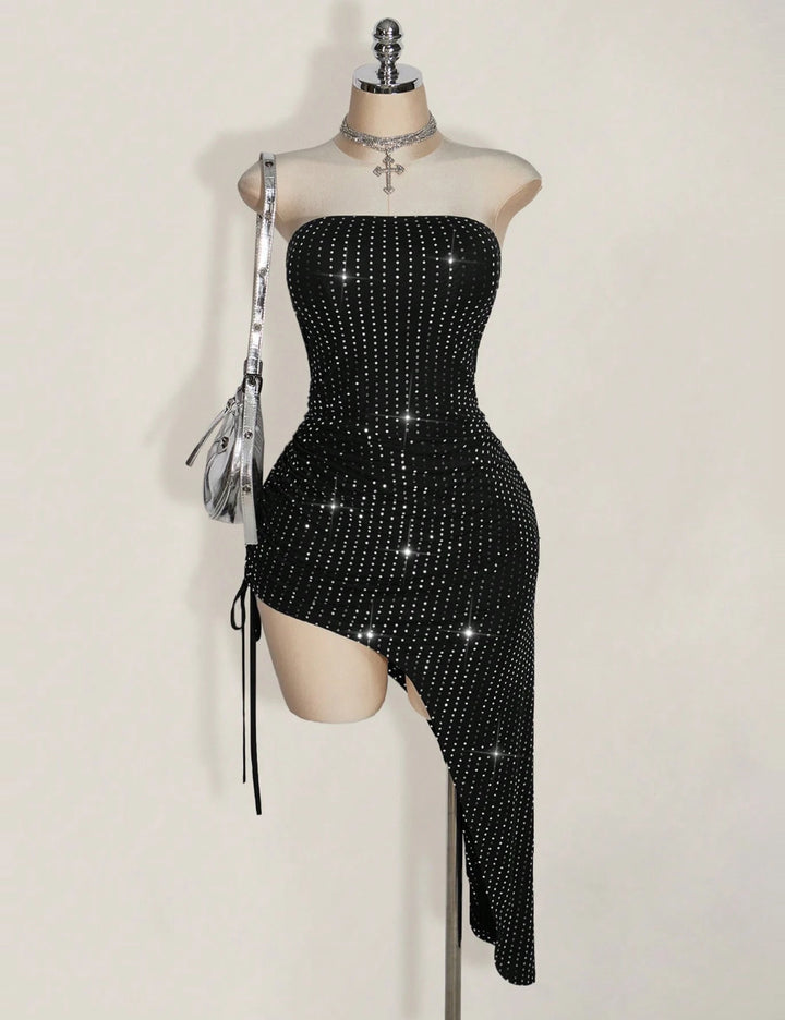 Shein Curve+ ruha, fekete