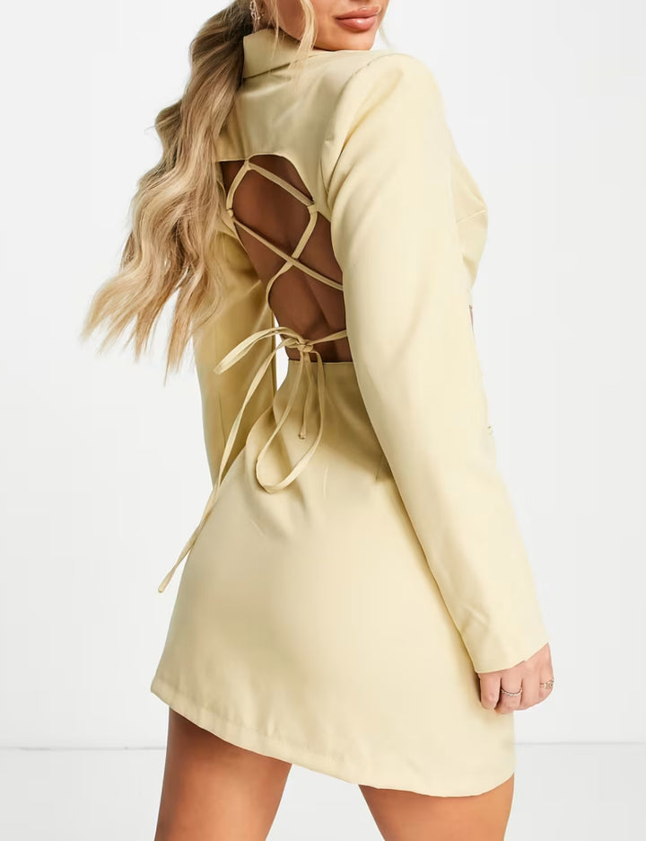 Rochie Tip Sacou Missguided, galben