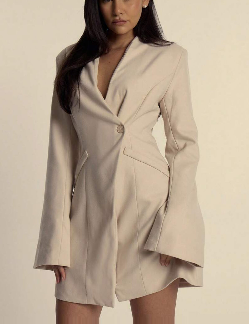 Rochie Tip Sacou Shein, bej