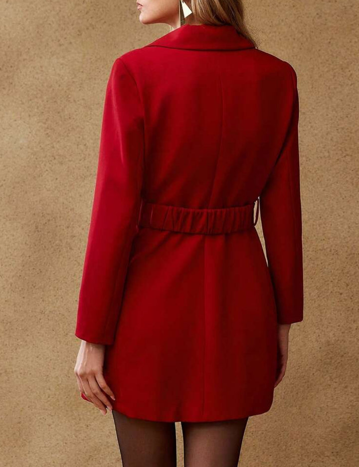 Rochie Tip Sacou Shein, vișiniu
