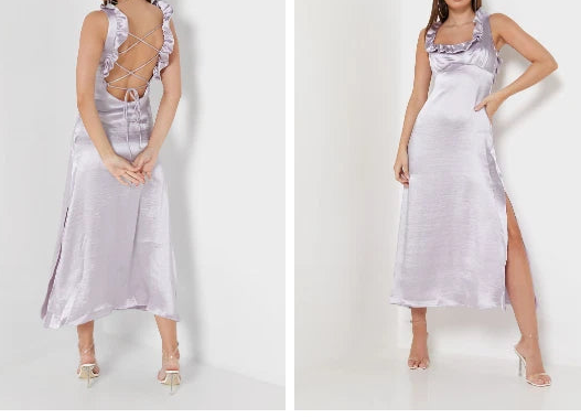 Rochie midi TOPSHOP, mov