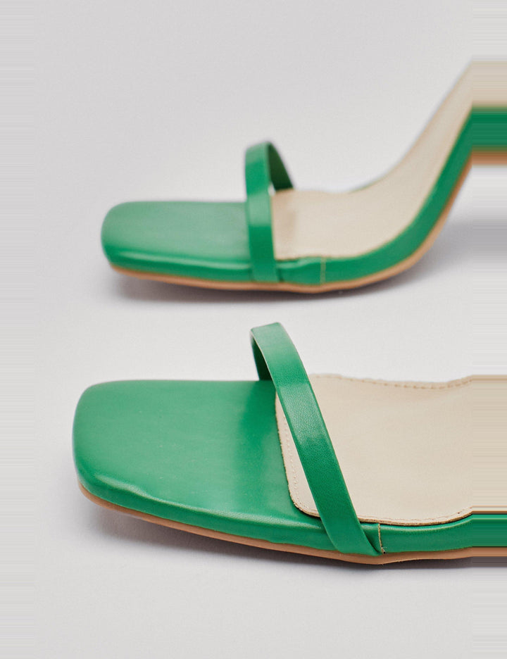 NASTY GAL magassarkú klumpa, zöld