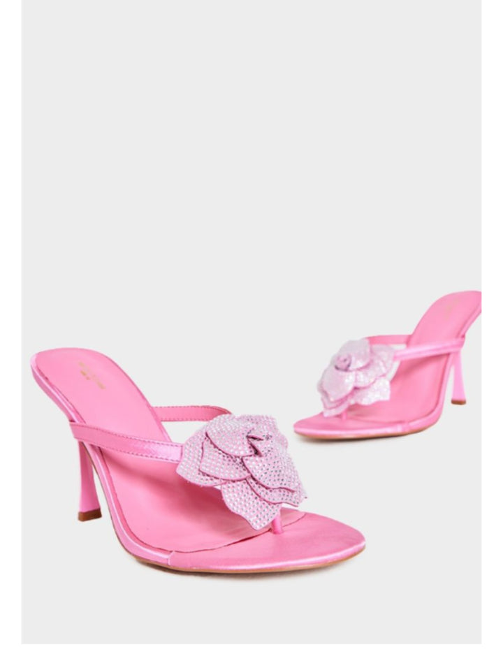 PRETTYLITTLETHING magassarkú klumpa, rózsaszín