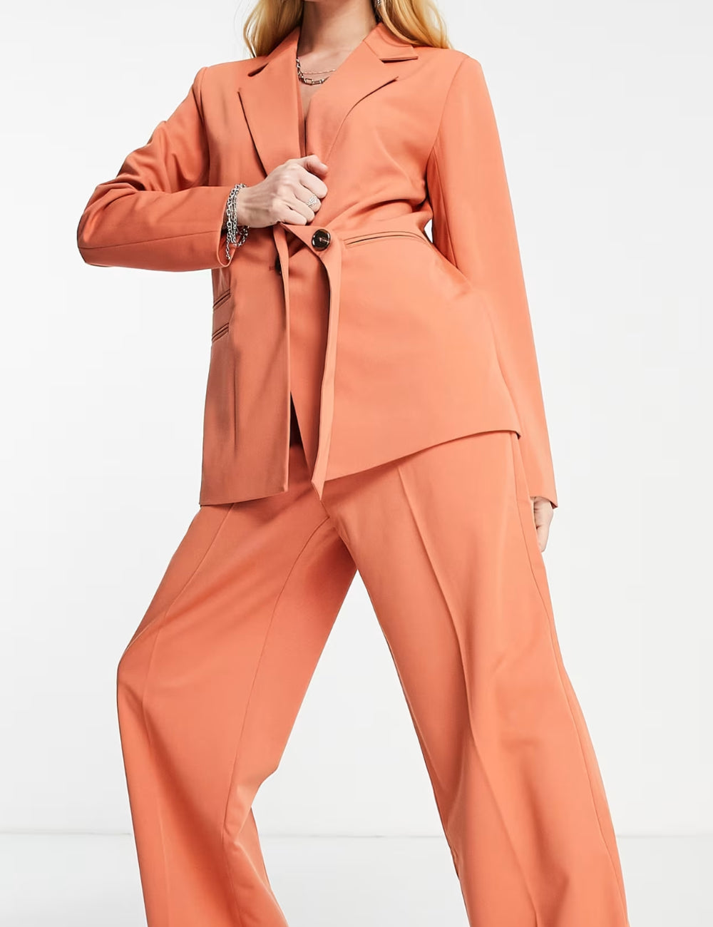 4th & Reckless blézer, barack színű