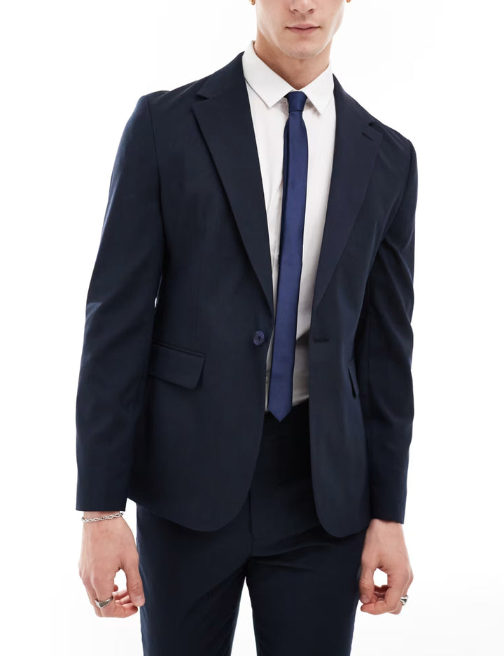 ASOS blézer, sötétkék