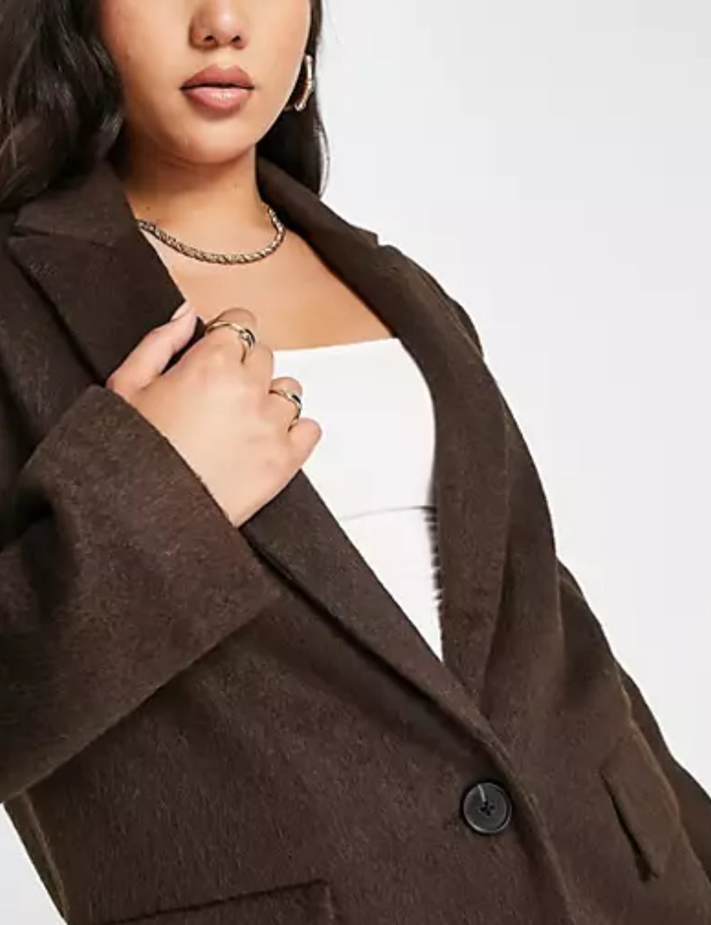 ASOS kabát, barna