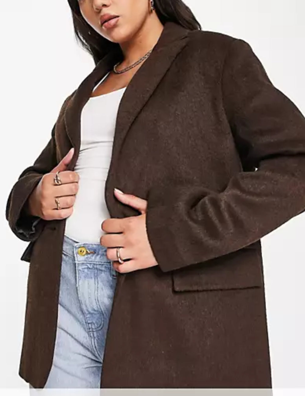 ASOS kabát, barna