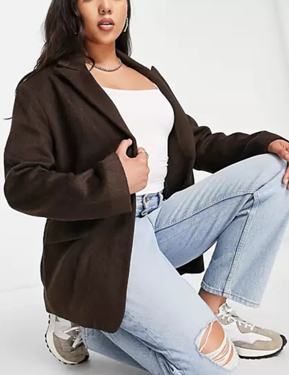 ASOS kabát, barna