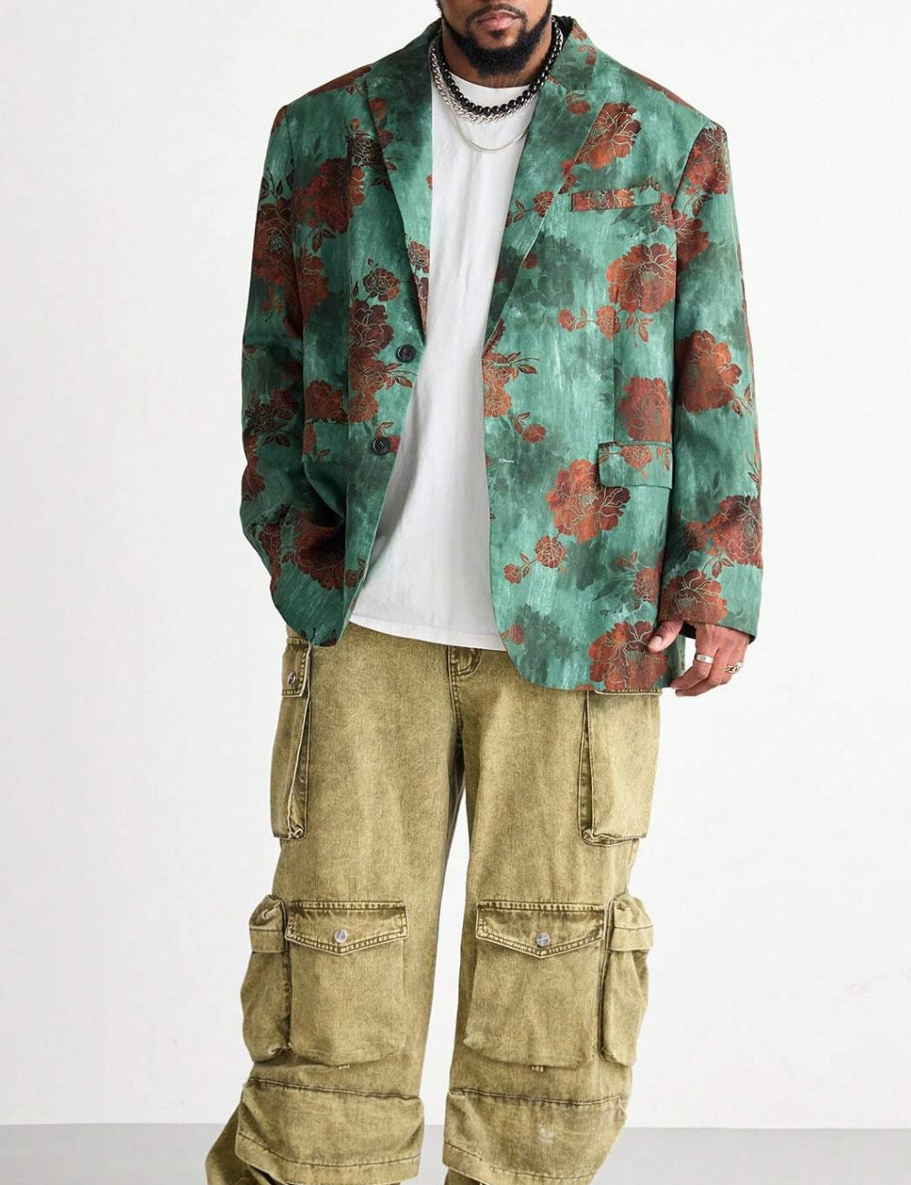 Sacou Shein, verde