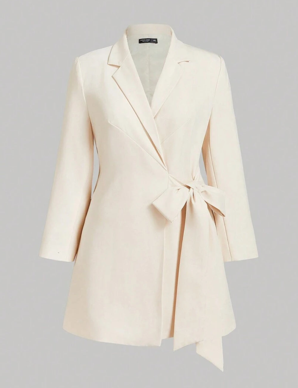 Shein Curve+ Blazer, Cream