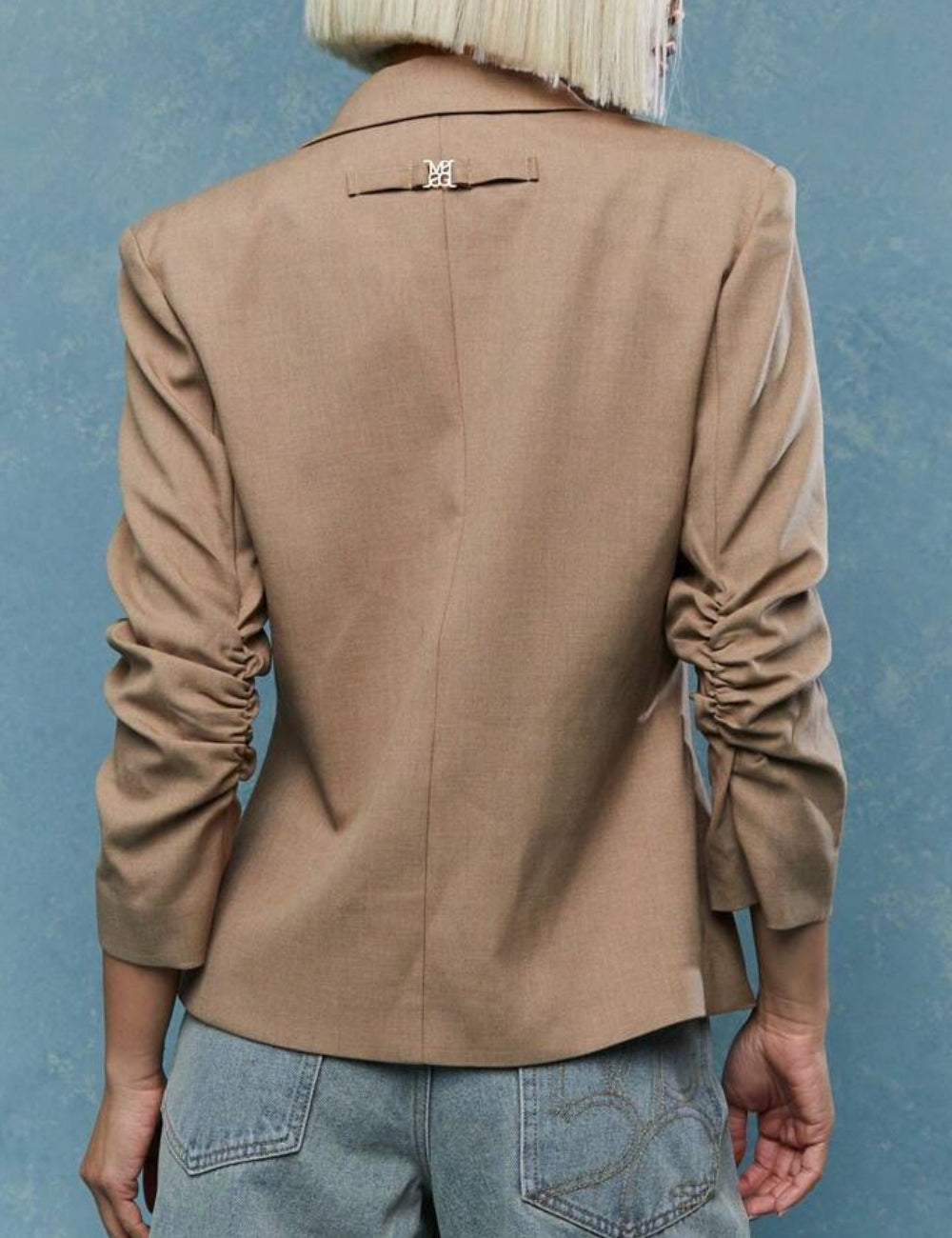 Shein Missguided barna blézer