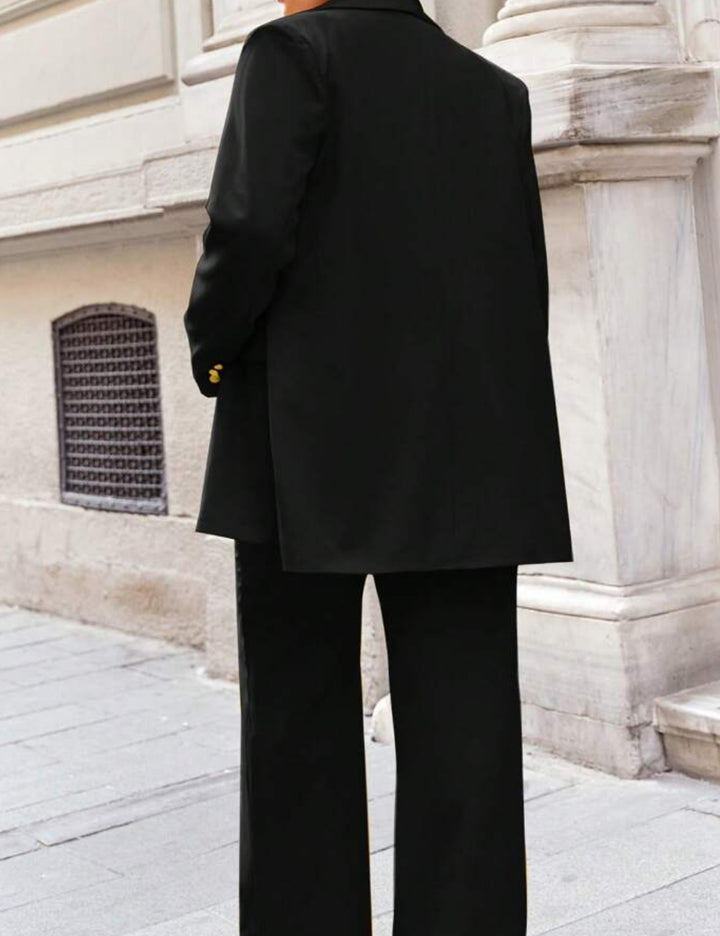 Shein Curve+ zakó, fekete