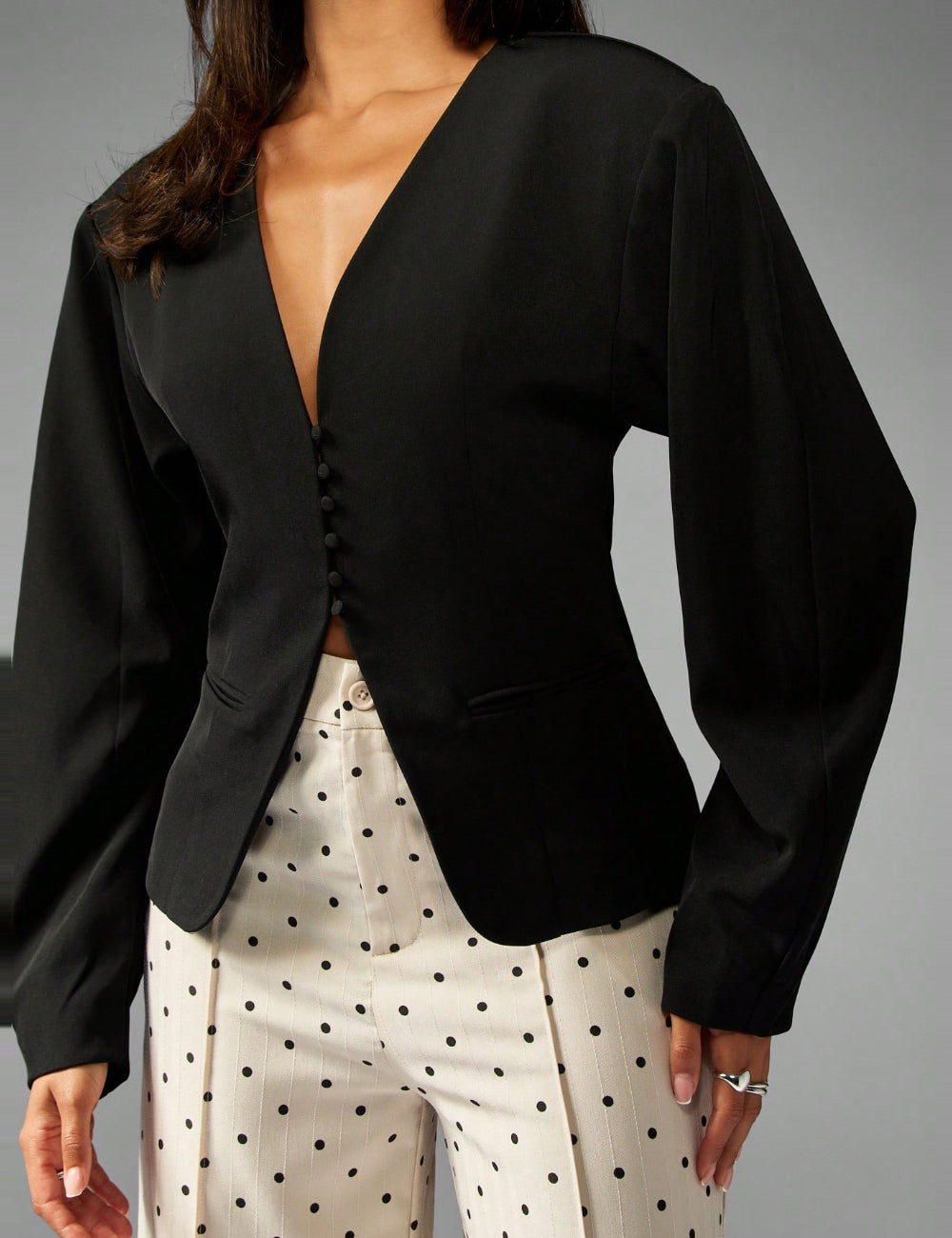 Sacou Shein Missguided, negru