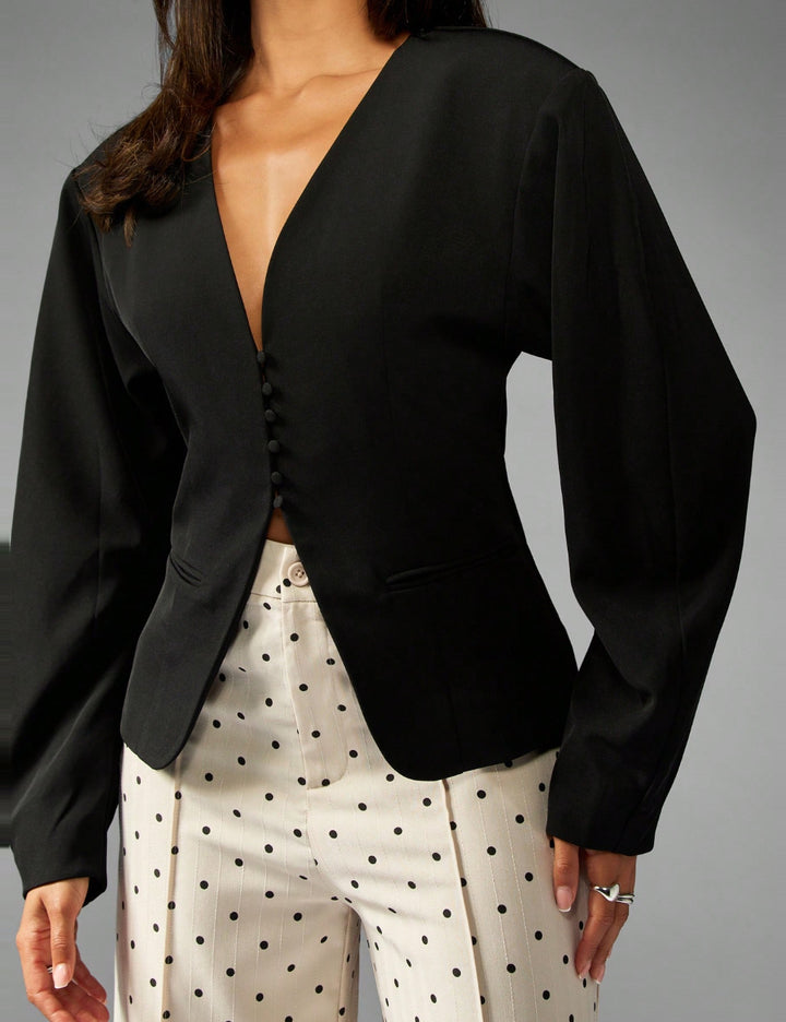 Sacou Shein Missguided, negru