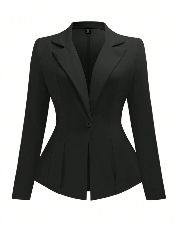 Shein Curve+ zakó, fekete