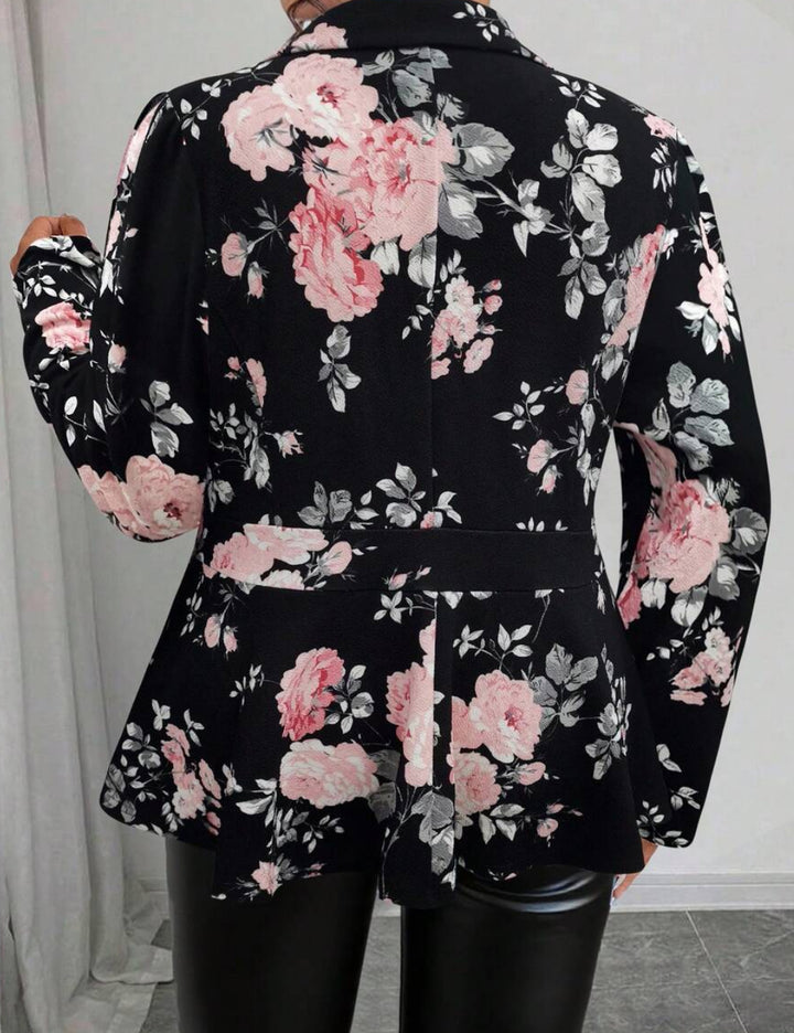Shein Curve+ zakó, fekete
