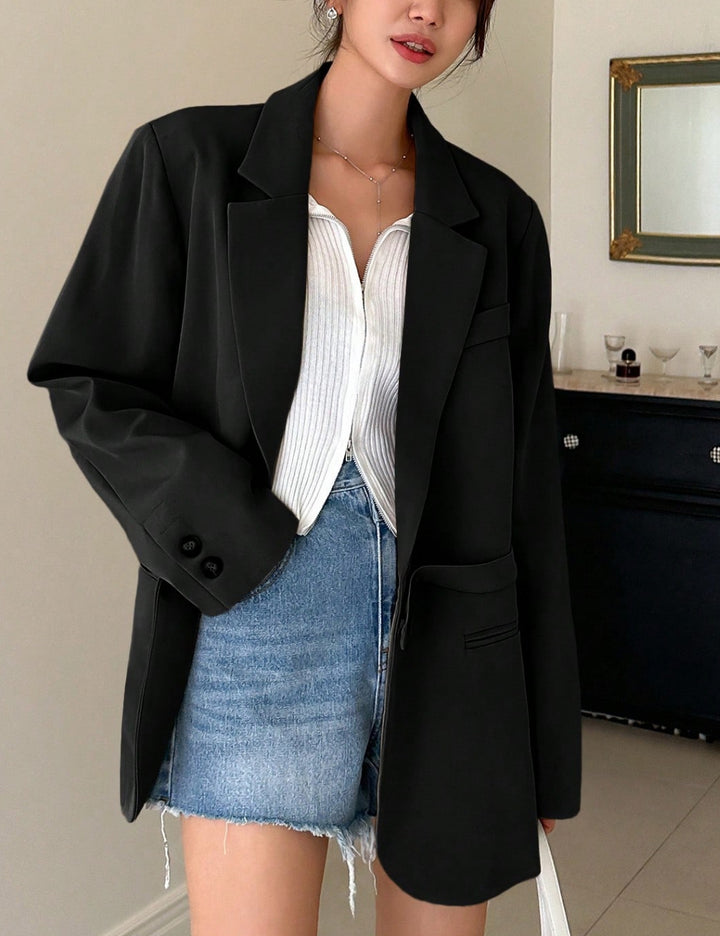 Shein blézer, fekete