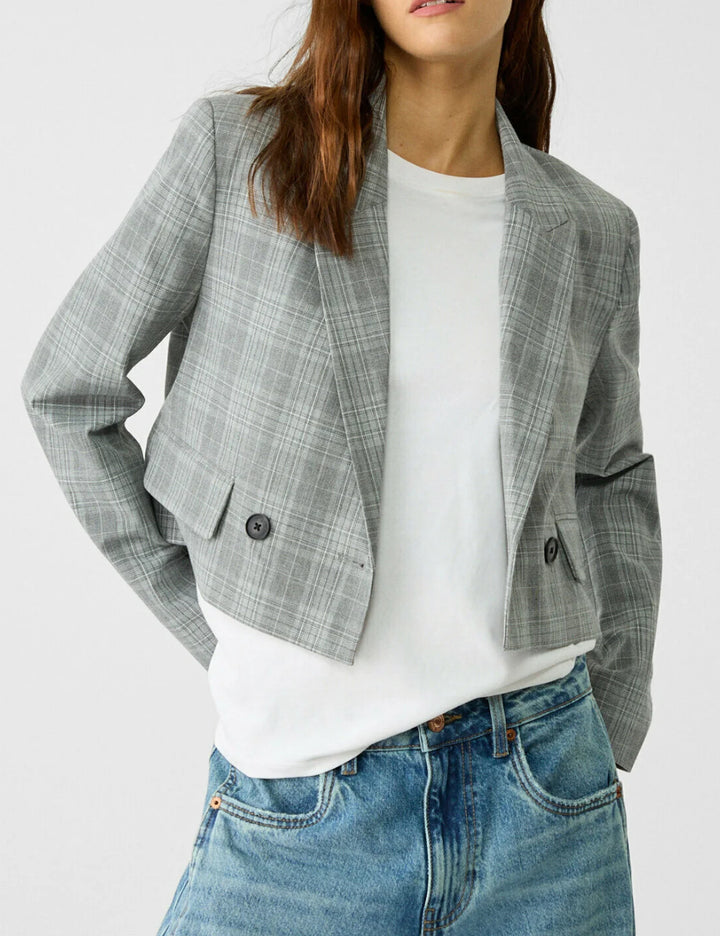 Sacou Stradivarius, gri