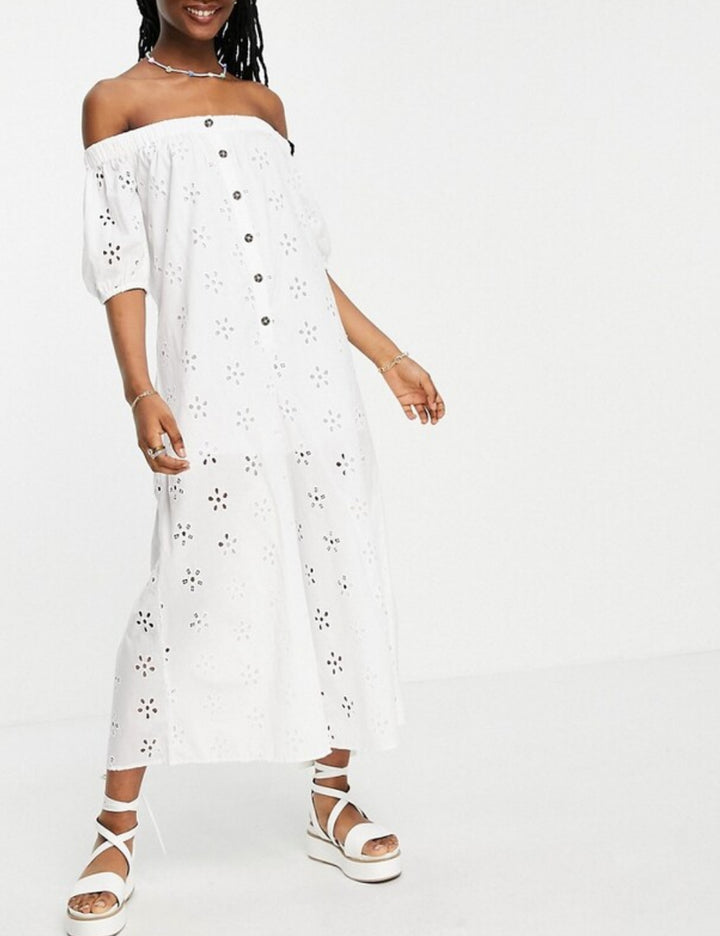 ASOS hosszú overál, fehér