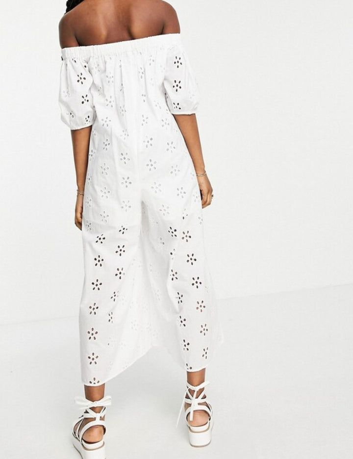 ASOS hosszú overál, fehér