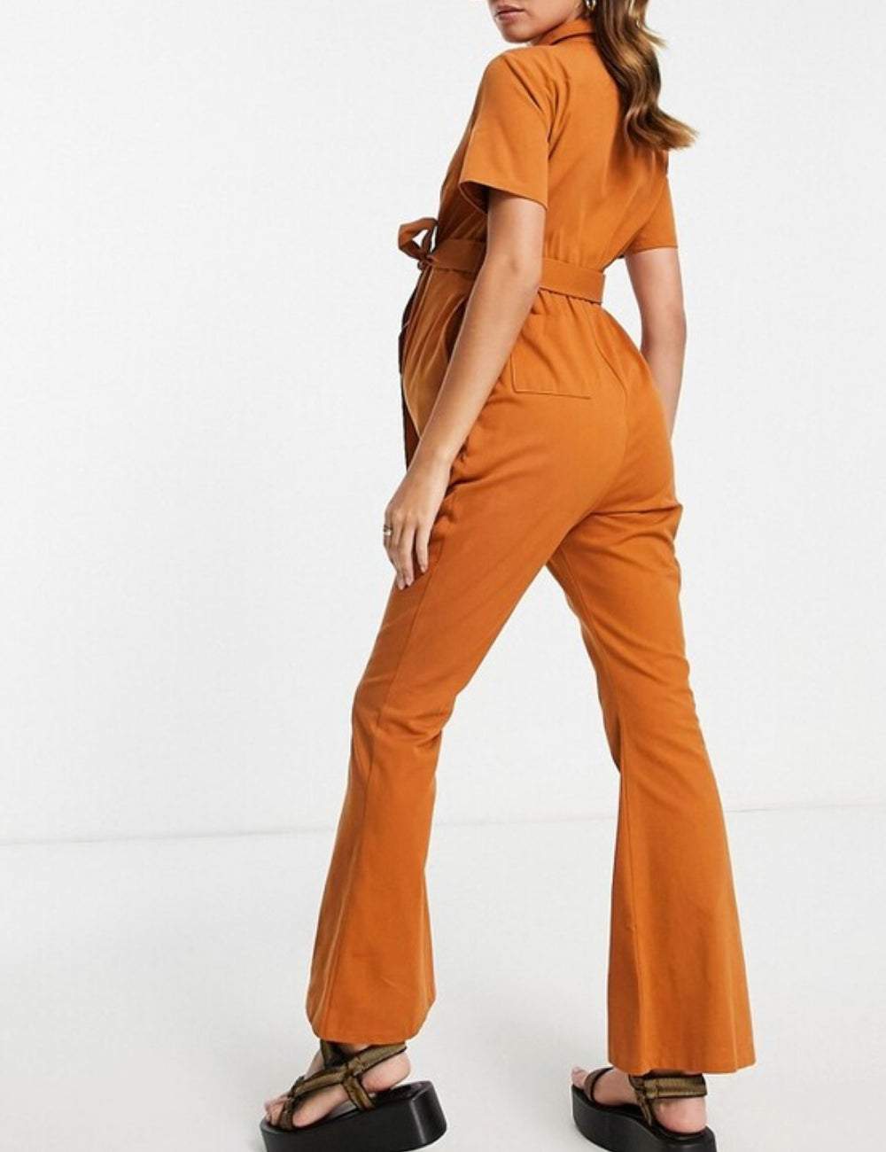 ASOS hosszú overál, téglavörös