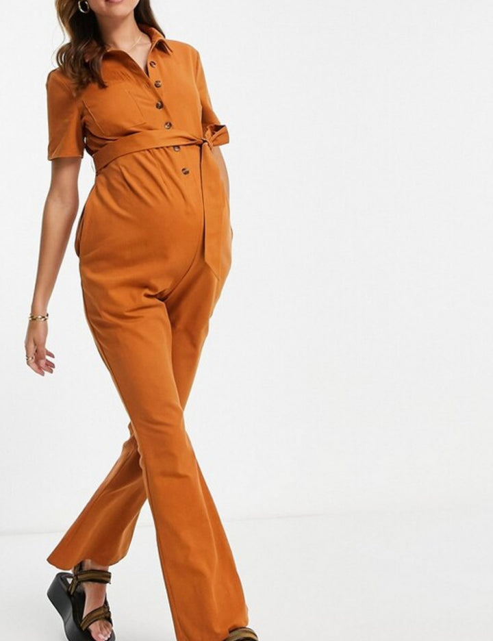 ASOS hosszú overál, téglavörös