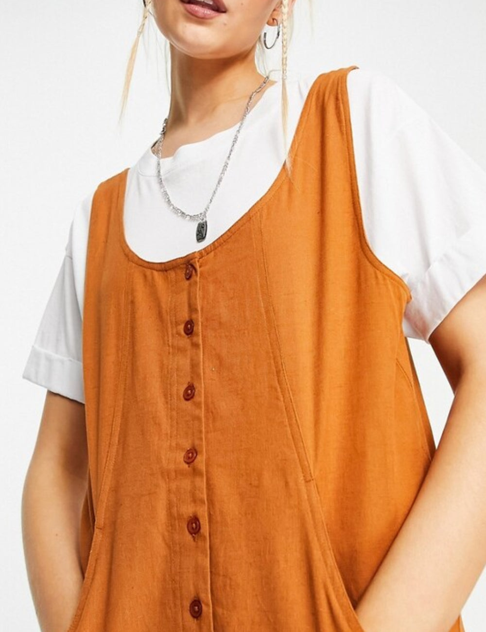 ASOS hosszú overall, barna