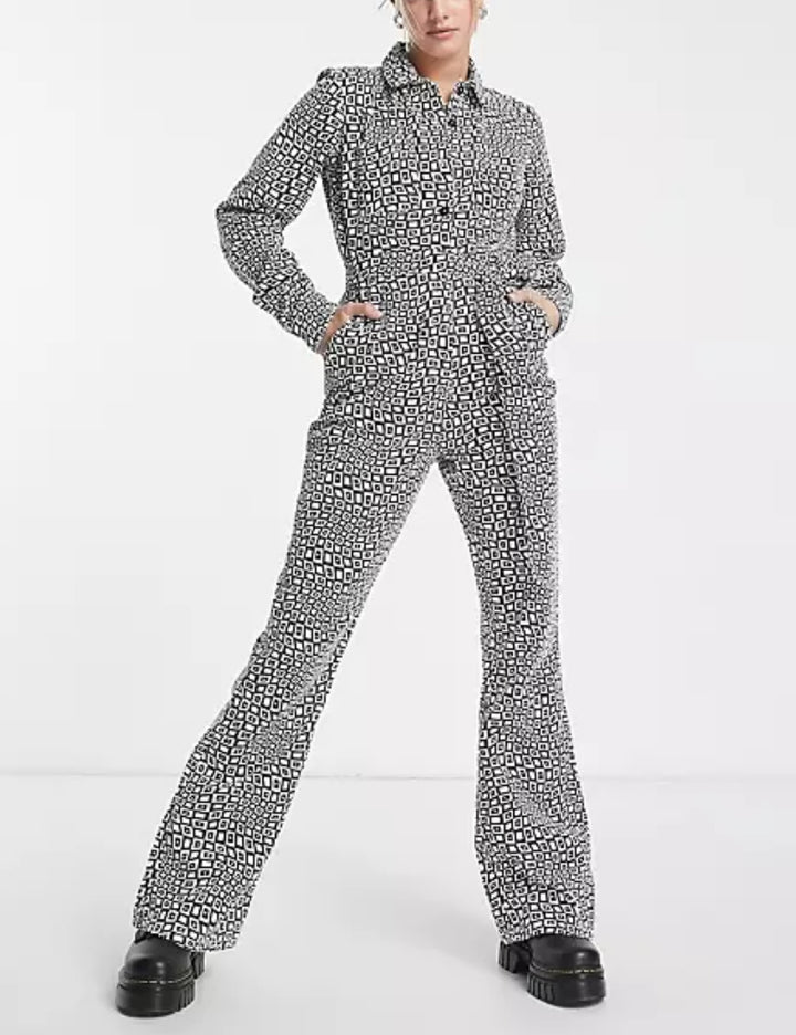 ASOS hosszú overál, színkeverék