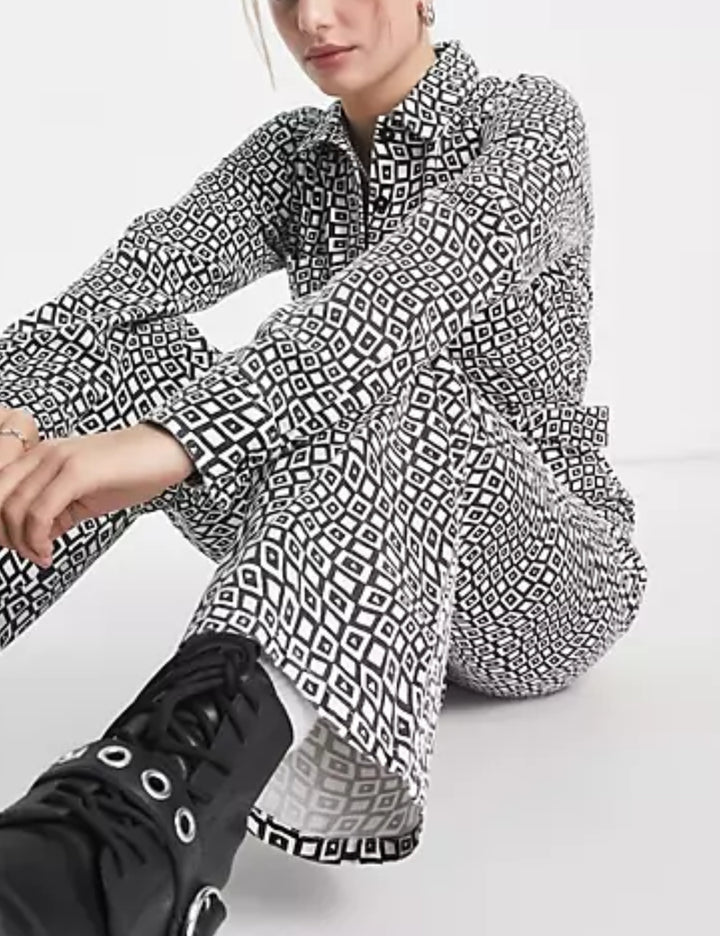 ASOS hosszú overál, színkeverék