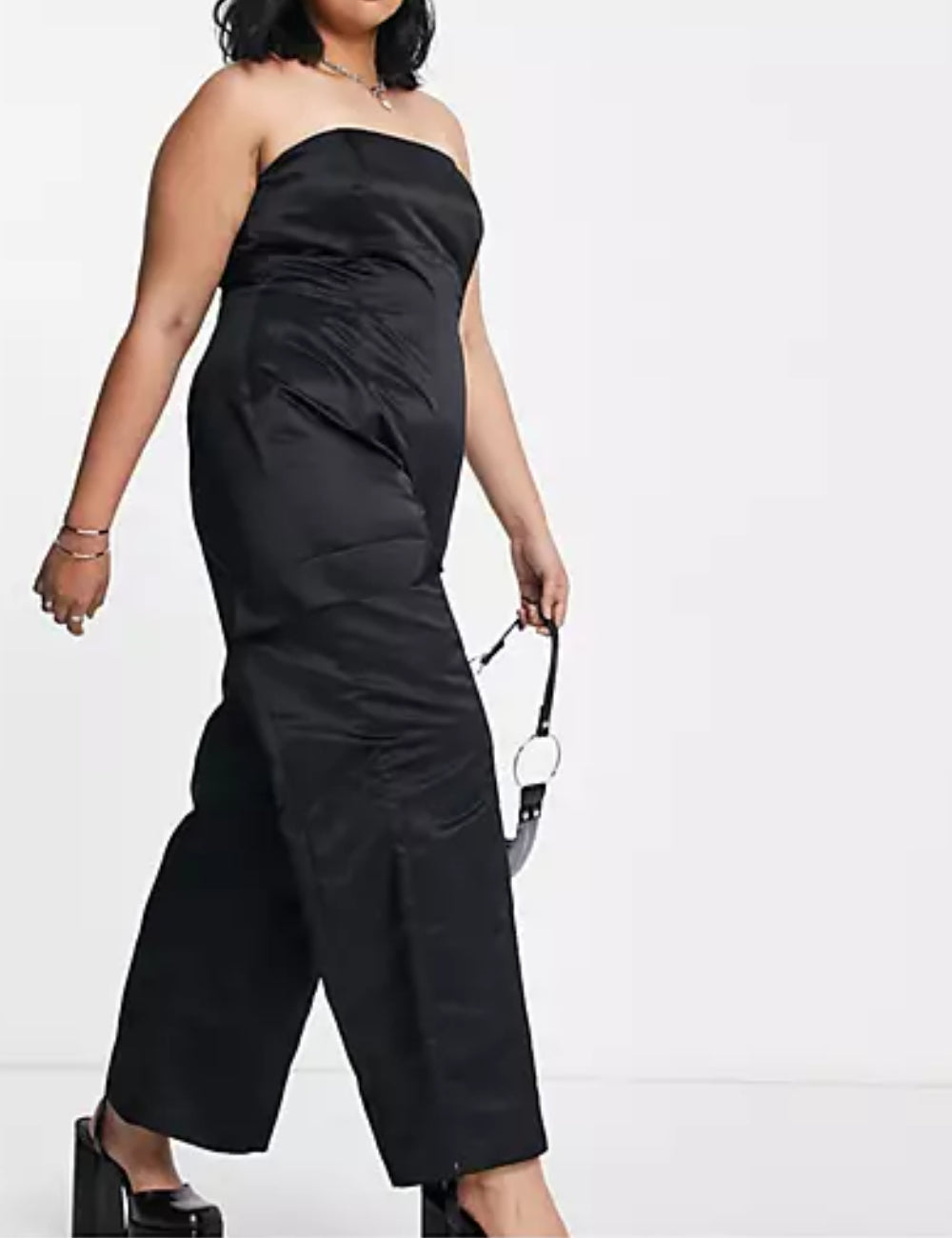 ASOS hosszú jumpsuit, fekete