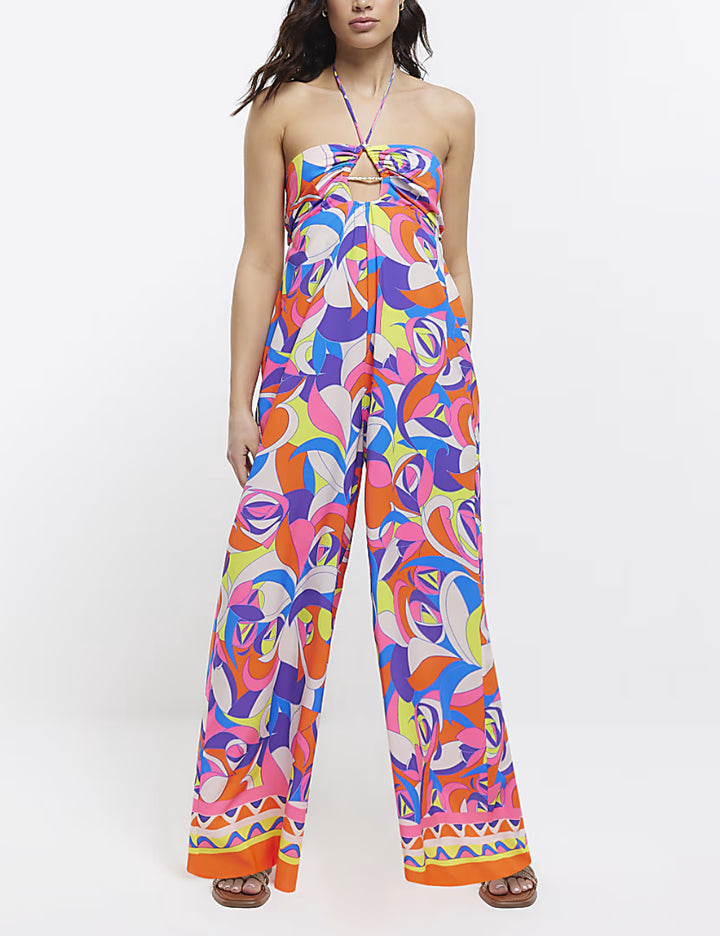 River Island hosszú overál, színátmenetes