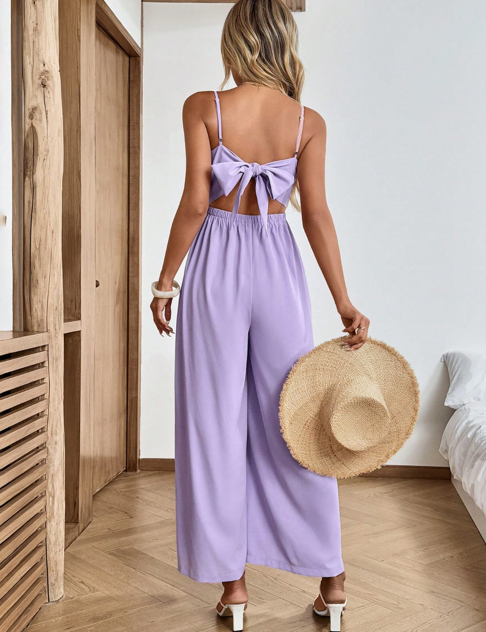 SHEIN Purple Long Jumpsuit