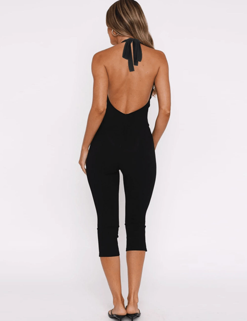 Shein hosszú overall, fekete