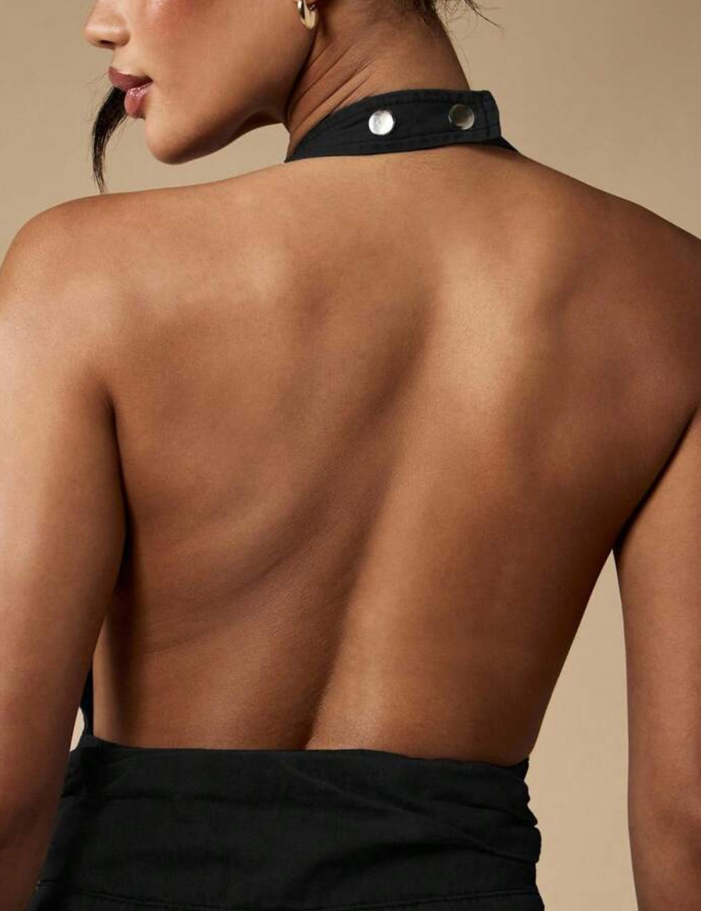 Shein Missguided hosszú overál, fekete