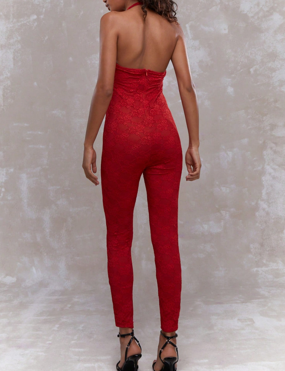 Shein hosszú overall, piros