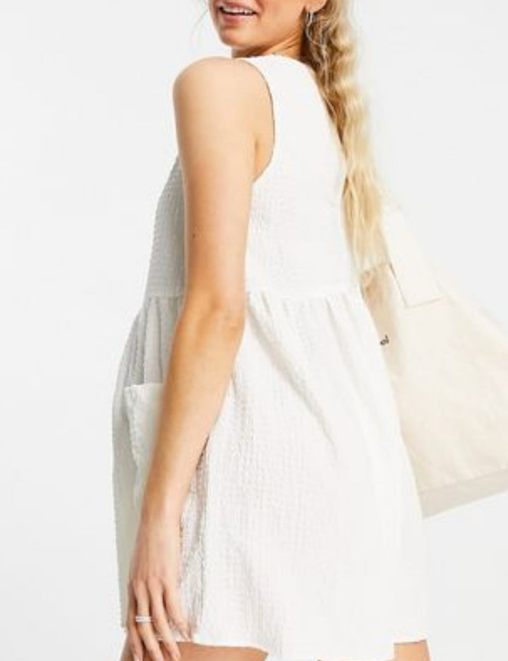 ASOS rövid overál, ekrü
