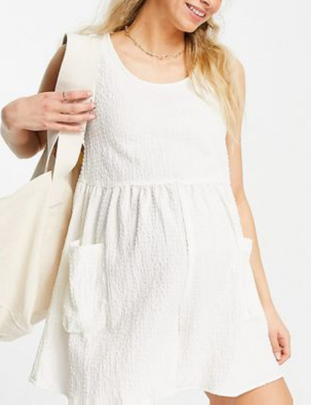 ASOS rövid overál, ekrü