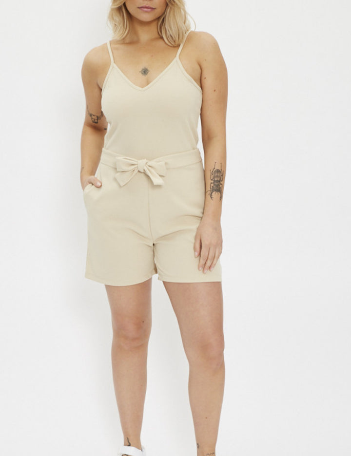 Jdy rövid overál, bézs