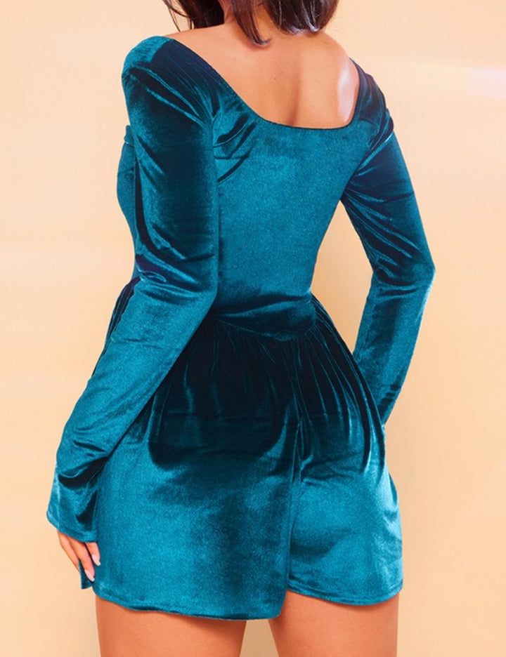 PRETTYLITTLETHING rövid kezeslábas, zöld