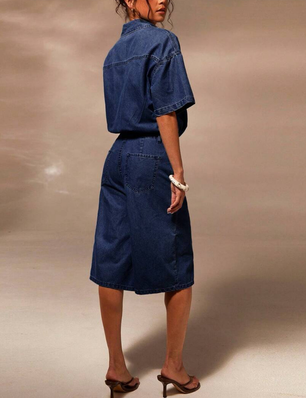 Shein rövid jumpsuit, kék